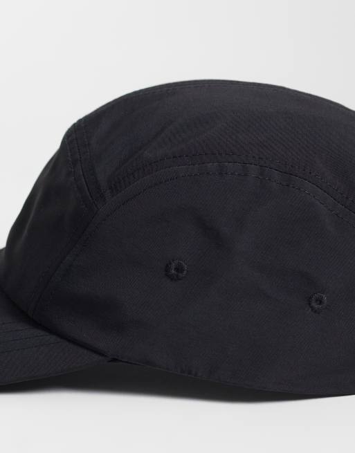 ASOS DESIGN – Czarna nylonowa czapka z daszkiem, 3 z 3