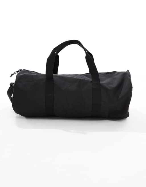 ASOS DESIGN – Czarna torba podręczna weekendowa z kontrastowym suwakiem, 3 z 4