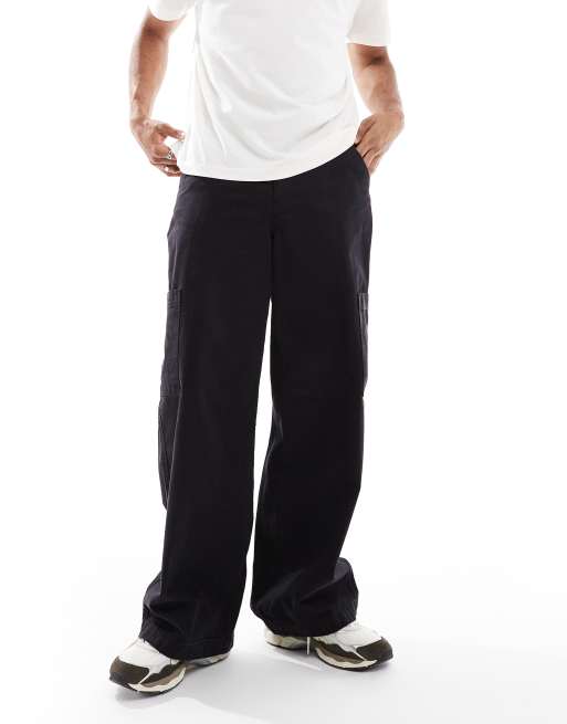 ASOS DESIGN – Czarne bardzo luźne bojówki, 2 z 5