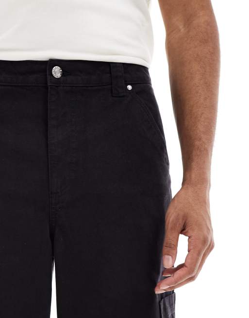 ASOS DESIGN – Czarne bardzo luźne bojówki, 5 z 5