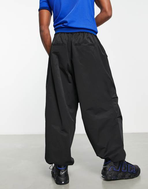 ASOS DESIGN – Czarne bardzo luźne spodnie, 2 z 4