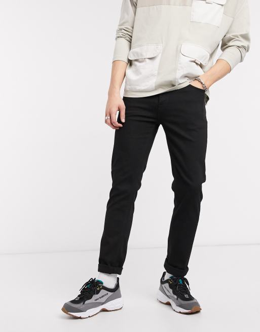 ASOS DESIGN – Czarne, bardzo obcisłe jeansy