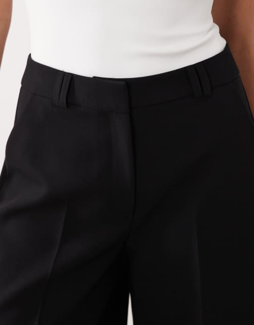 ASOS DESIGN – Czarne bermudy z szerokimi nogawkami, 4 z 5