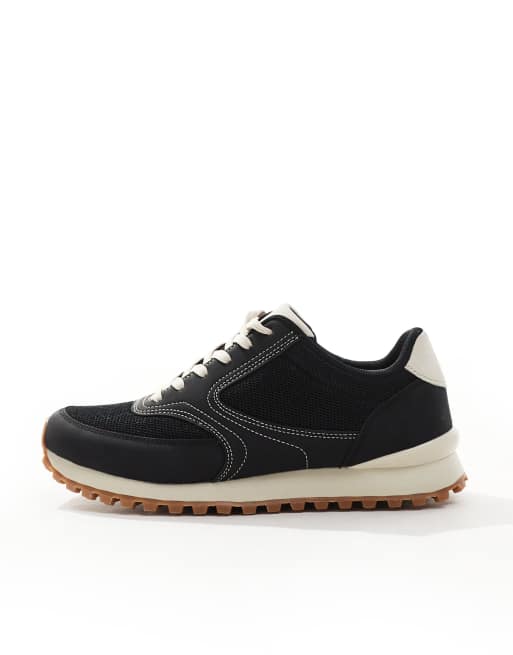 ASOS DESIGN – Czarne buty sportowe w stylu retro, 2 z 5