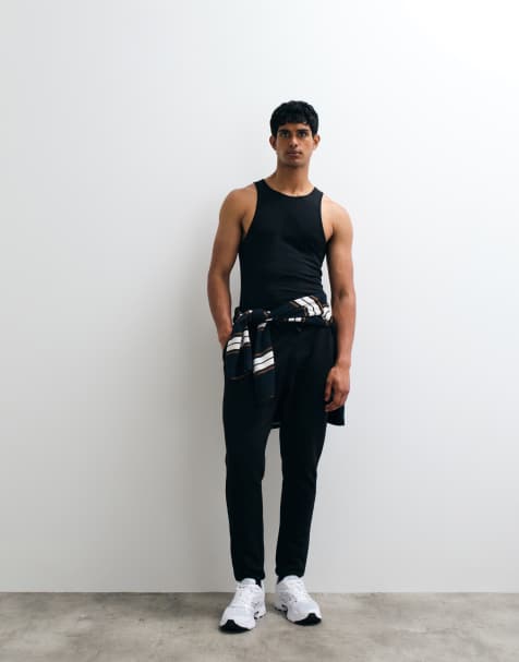 ASOS DESIGN essentials slim jogger in black 