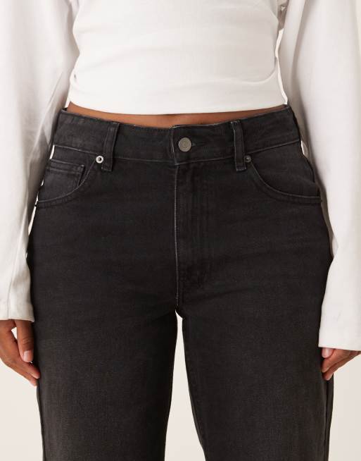 ASOS DESIGN – Czarne dzwony jeansowe o luźnym kroju, 5 z 5