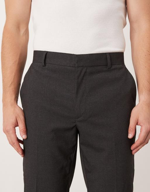 ASOS DESIGN – Czarne eleganckie spodnie o obcisłym kroju, 4 z 5