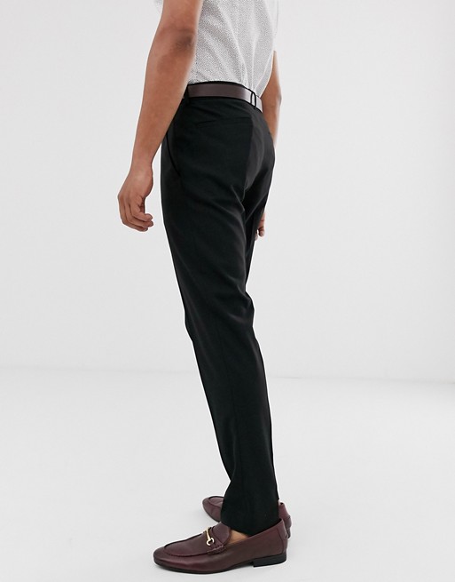 ASOS DESIGN – Czarne i szare spodnie o obcisłym kroju, komplet 2 par – w zestawie taniej! GIEF