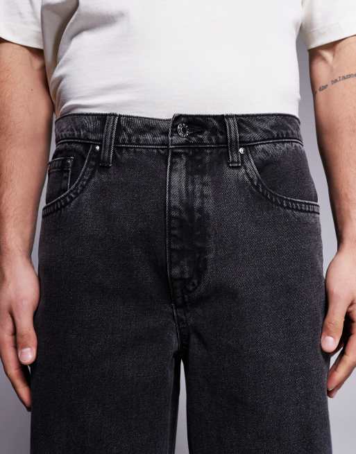 ASOS DESIGN – Czarne jeansy super baggy z efektem sprania, 5 z 5