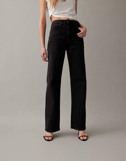 ASOS DESIGN – Czarne jeansy z prostymi nogawkami z comfort stretchem, 3 z 7