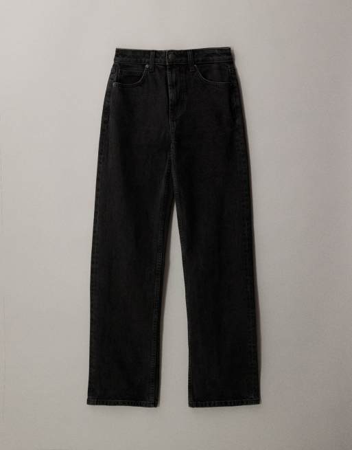 ASOS DESIGN – Czarne jeansy z prostymi nogawkami z comfort stretchem, 5 z 7
