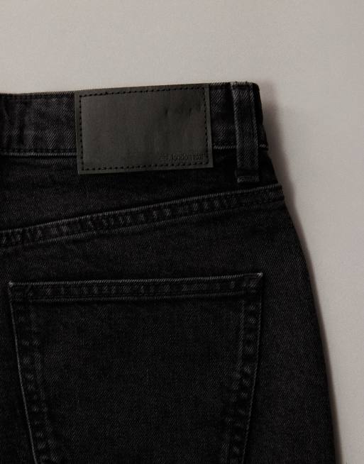 ASOS DESIGN – Czarne jeansy z prostymi nogawkami z comfort stretchem, 6 z 7
