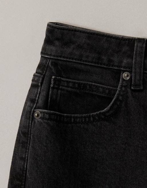 ASOS DESIGN – Czarne jeansy z prostymi nogawkami z comfort stretchem, 7 z 7