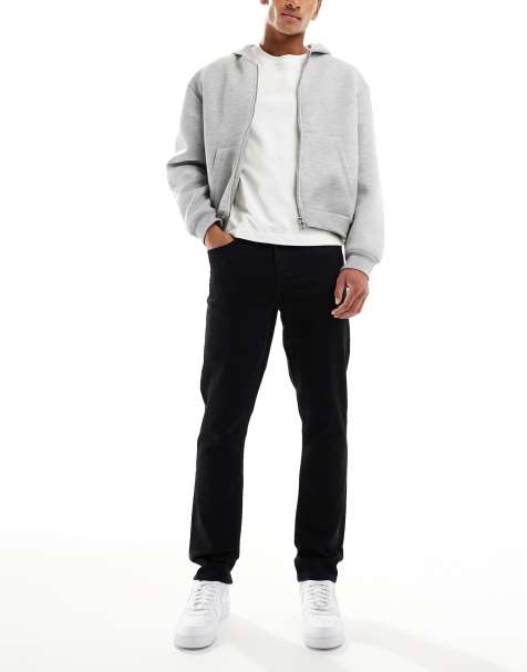 ASOS DESIGN stretch slim jeans in black