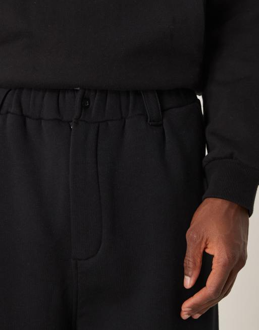ASOS DESIGN – Czarne joggersy z balonowymi nogawkami i gumką w pasie, 4 z 5