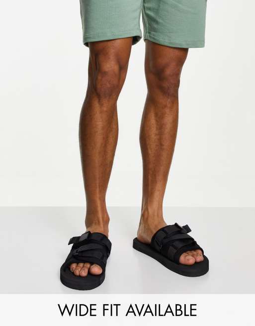 ASOS DESIGN – Czarne klapki