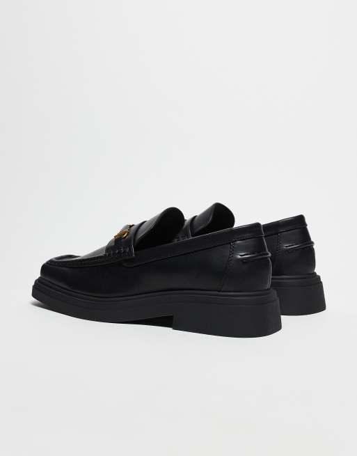 ASOS DESIGN – Czarne loafersy z kwadratowymi noskami, 4 z 5