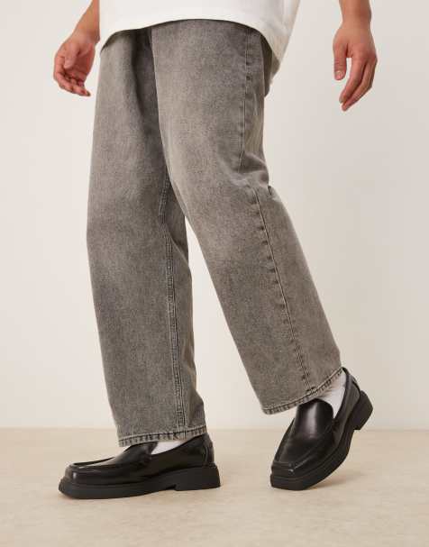 ASOS DESIGN – Czarne loafersy z kwadratowymi noskami - view 1