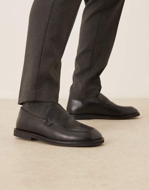 ASOS DESIGN – Czarne loafersy z kwadratowymi noskami - view 1