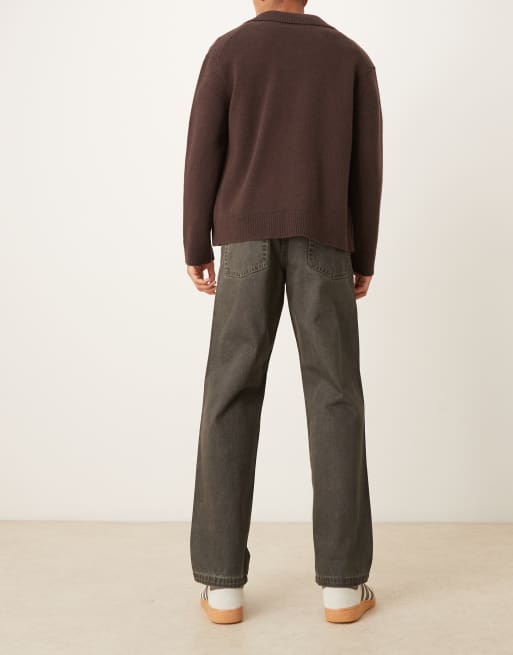 ASOS DESIGN – Czarne luźne jeansy, 3 z 5