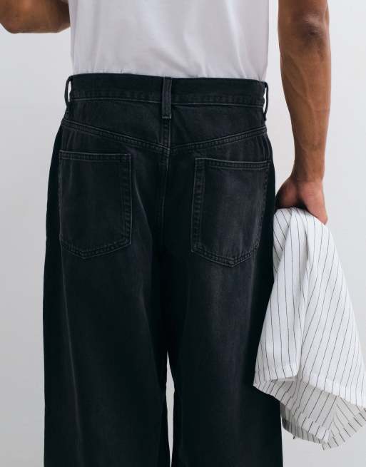 ASOS DESIGN – Czarne luźne jeansy, 4 z 5