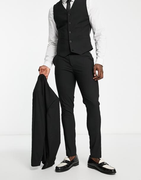 ASOS DESIGN – Czarne spodnie garniturowe o obcisłym kroju - view 1