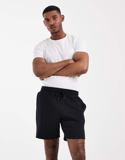 ASOS DESIGN – Czarne średniej długości szorty z dżerseju basic o kroju oversize, 2 z 5