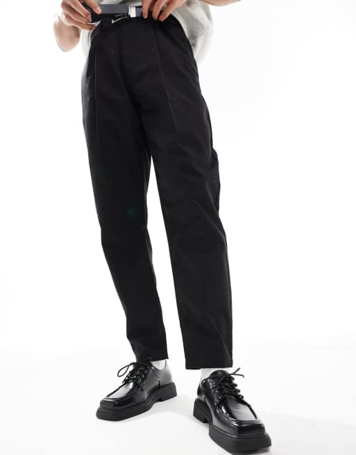ASOS DESIGN – Czarne sznurowane buty z kwadratowymi noskami, 2 z 4