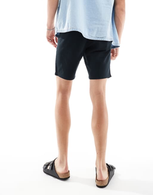 ASOS DESIGN – Czarne szorty chinosy o obcisłym kroju, 2 z 5