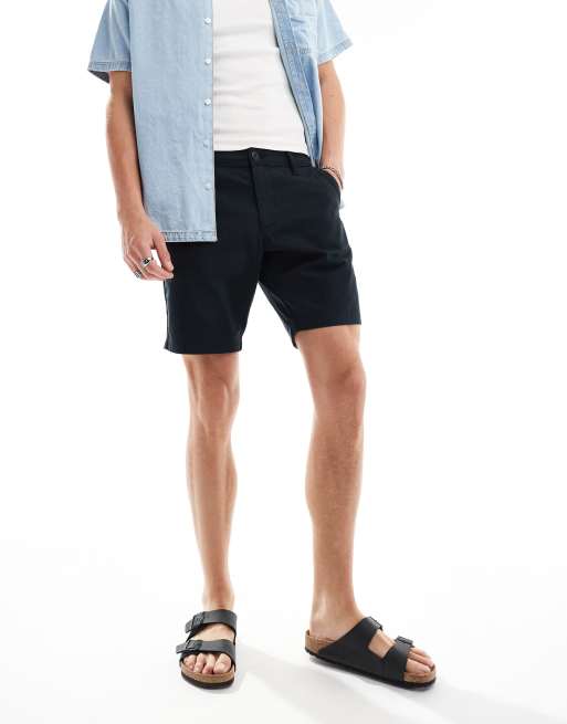 ASOS DESIGN – Czarne szorty chinosy o obcisłym kroju, 5 z 5