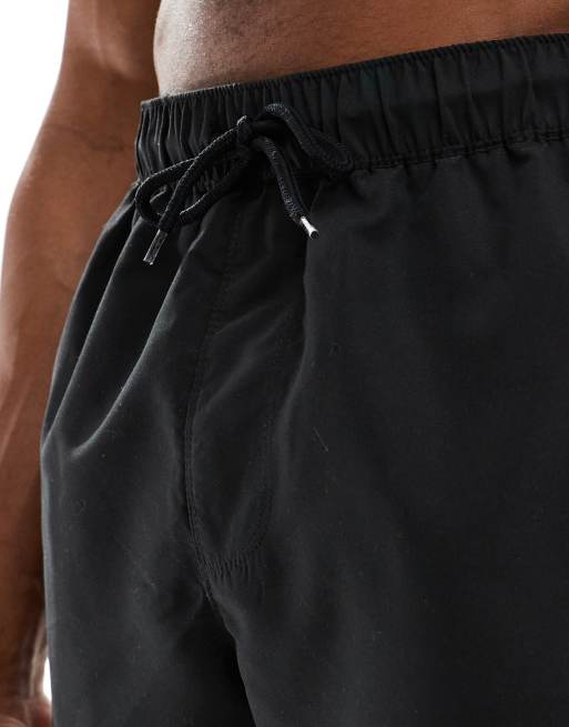 ASOS DESIGN – Czarne szorty kąpielowe o skróconej długości , 3 z 4