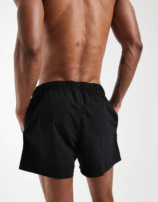 ASOS DESIGN – Czarne szorty kąpielowe o skróconej długości, 4 z 5