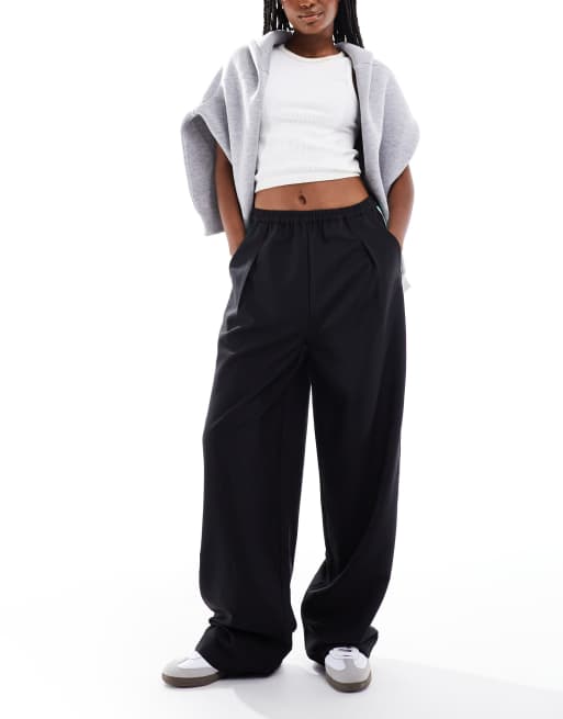 ASOS DESIGN – Czarne wciągane dresy sportowe z lampasami, 4 z 5