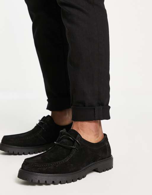 ASOS DESIGN – Czarne zamszowe buty z ozdobnym szwem, 2 z 4