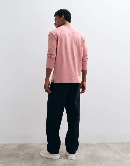 ASOS DESIGN – Czarne zwężane chinosy o luźnym kroju, 3 z 5