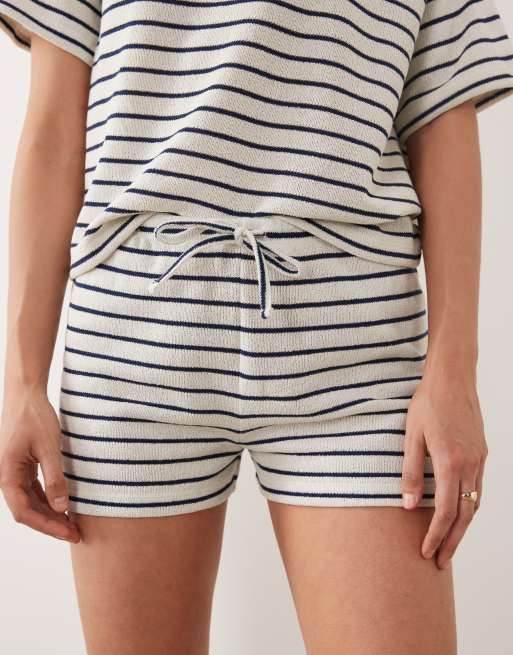 ASOS DESIGN – Czarno-biały dżersejowy zestaw w paski, 3 z 5