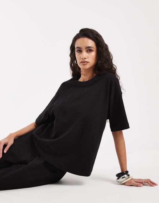 ASOS DESIGN – Czarny fakturowany zestaw, 5 z 6