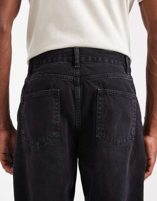 ASOS DESIGN – Czarny jeansy o prostym kroju, część zestawu, 5 z 5