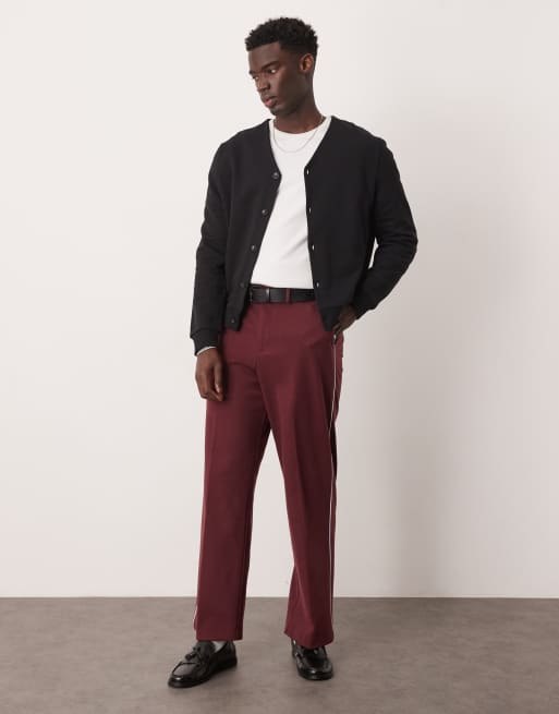 ASOS DESIGN – Czarny kardigan o pudełkowym kroju
