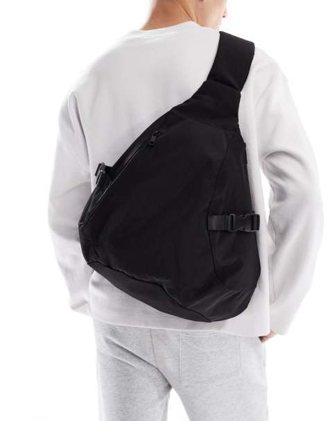 ASOS DESIGN – Czarny plecak z jednym paskiem - view 1
