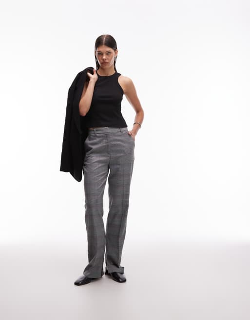 ASOS DESIGN – Czarny prążkowany top bez rękawów, 3 z 4