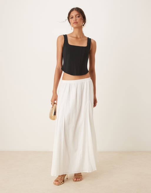 ASOS DESIGN – Czarny top gorsetowy z fiszbinami, 4 z 4