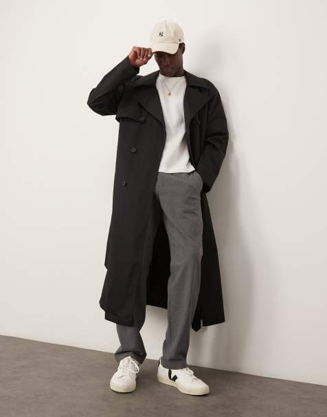 ASOS DESIGN – Czarny trencz oversize - view 1