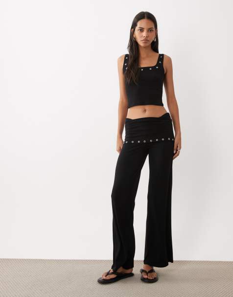 ASOS DESIGN – Czarny zestaw z ozdobnymi oczkami - view 1