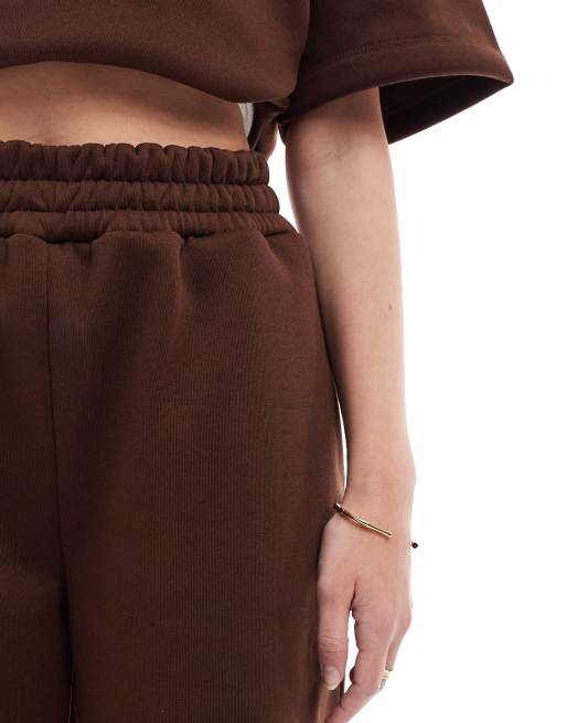 ASOS DESIGN – Czekoladowe joggersy oversize z balonowymi nogawkami, część zestawu, 3 z 5
