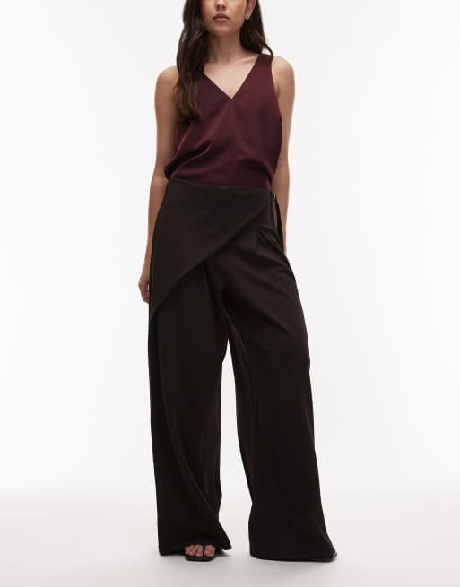 ASOS DESIGN – Przylegający zestaw z diagonalu z topem na ramiączkach z zaokrąglonym dekoltem, 3 z 3