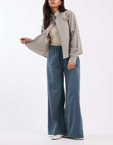 ASOS DESIGN – Czekoladowe wsuwane bojówki - view 1