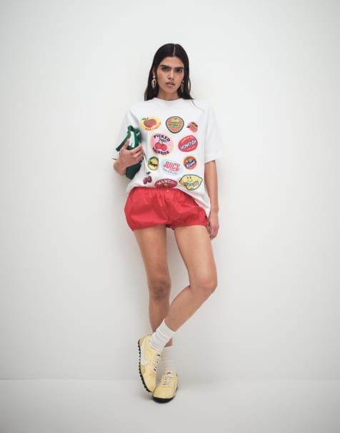 ASOS DESIGN – Czerwone krótkie szorty bokserki z popeliny - view 1