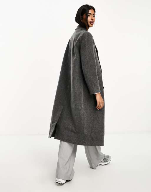 ASOS DESIGN - Dad jas van keperstof in schoolgrijs, 2 van 4
