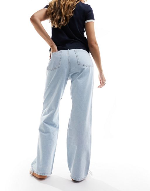 Shop Santa Cruz Classic Dad Jeans women (bleach blue) online